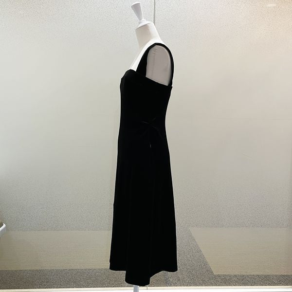 Daisy Velour Tube Top Dress Size 40 Velvet Slit Dress Foxy Women's [Used AB]