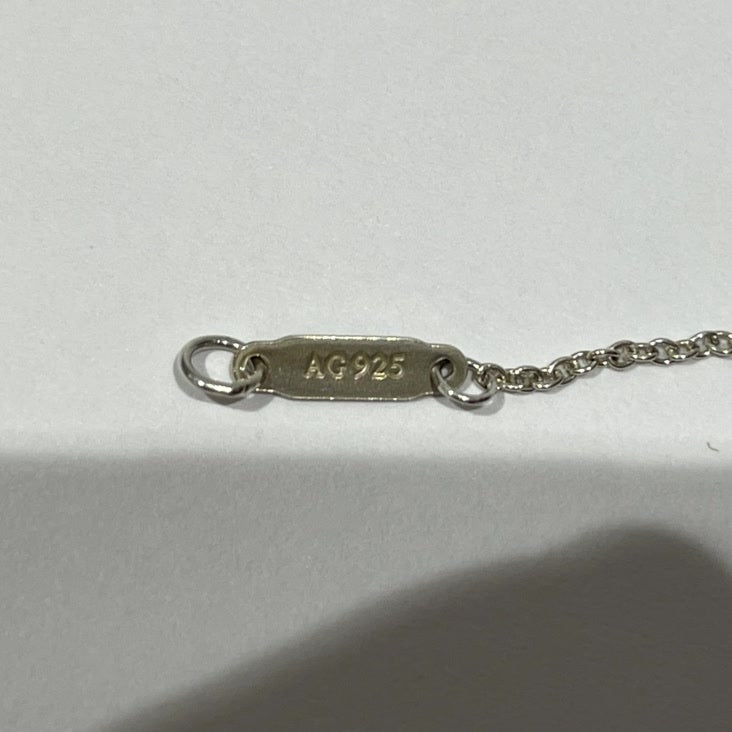 TIFFANY&amp;Co. 1837 联锁圆圈 2 股项链 银色 925/红宝石金属 女士 [二手 B] 20240105