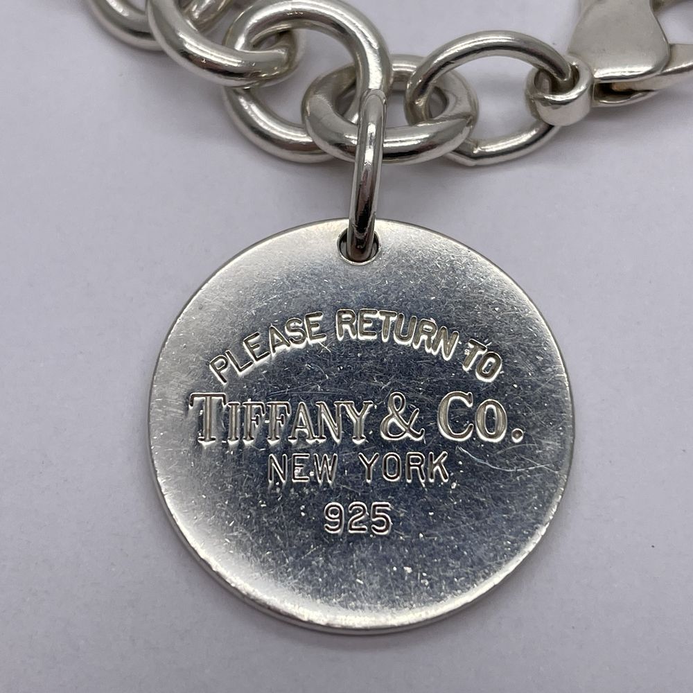 TIFFANY&Co.(ティファニー) リターントゥ ティファニー ラウンドタグ ブレスレット シルバー925 レディース【中古B】20231222