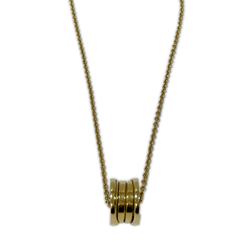BVLGARI B-zero1 3-band chain necklace K18 yellow gold ladies [Used B] 20240109