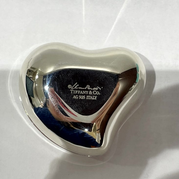 TIFFANY&amp;Co. Elsa Peretti Heart Box Mini Other Accessories Silver 925 Women's [Used AB] 20240107