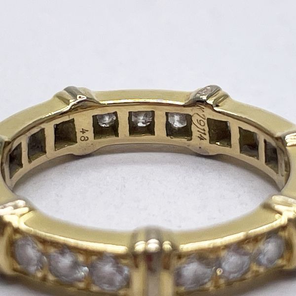 CARTIER Contessa Full Eternity No. 8 Ring K18 Yellow Gold/Diamond Women's [Used B] 20240112