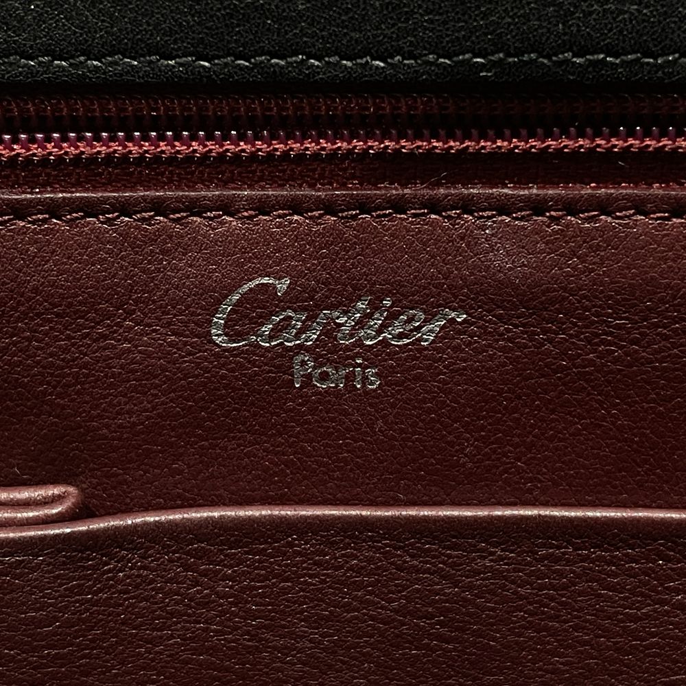CARTIER Cabochon Charm Shoulder Bag Leather Women's [Used B] 20240113