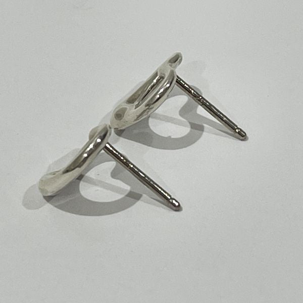 TIFFANY &amp; Co. Open Heart Mini Earrings Silver 925 Women's [Used AB] 20231215