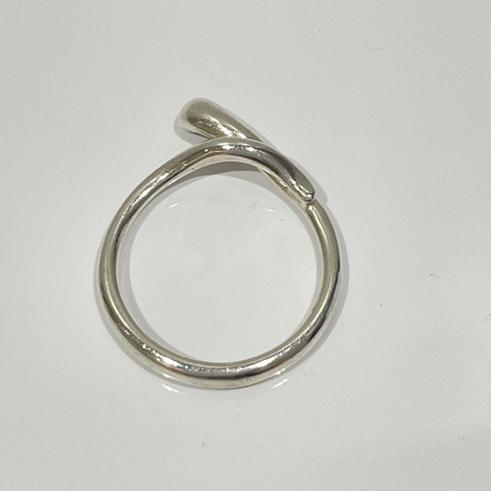 TIFFANY&amp;Co. Elsa Peretti Teardrop No. 11 Ring Silver 925 Women's [Used B] 20240209