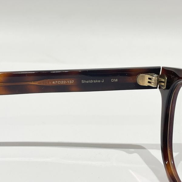 OLIVER PEOPLES Glasses Sheldrake Demi Pattern Boston Frame Eyewear Acetate Unisex [Used AB]