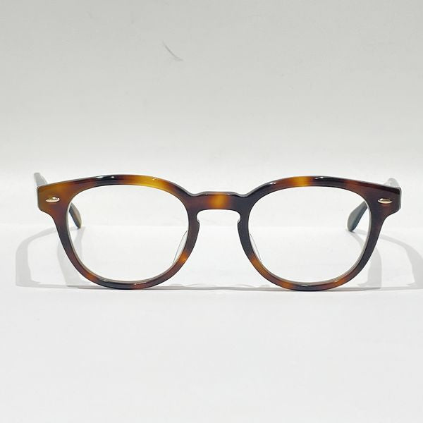 OLIVER PEOPLES Glasses Sheldrake Demi Pattern Boston Frame Eyewear Acetate Unisex [Used AB]