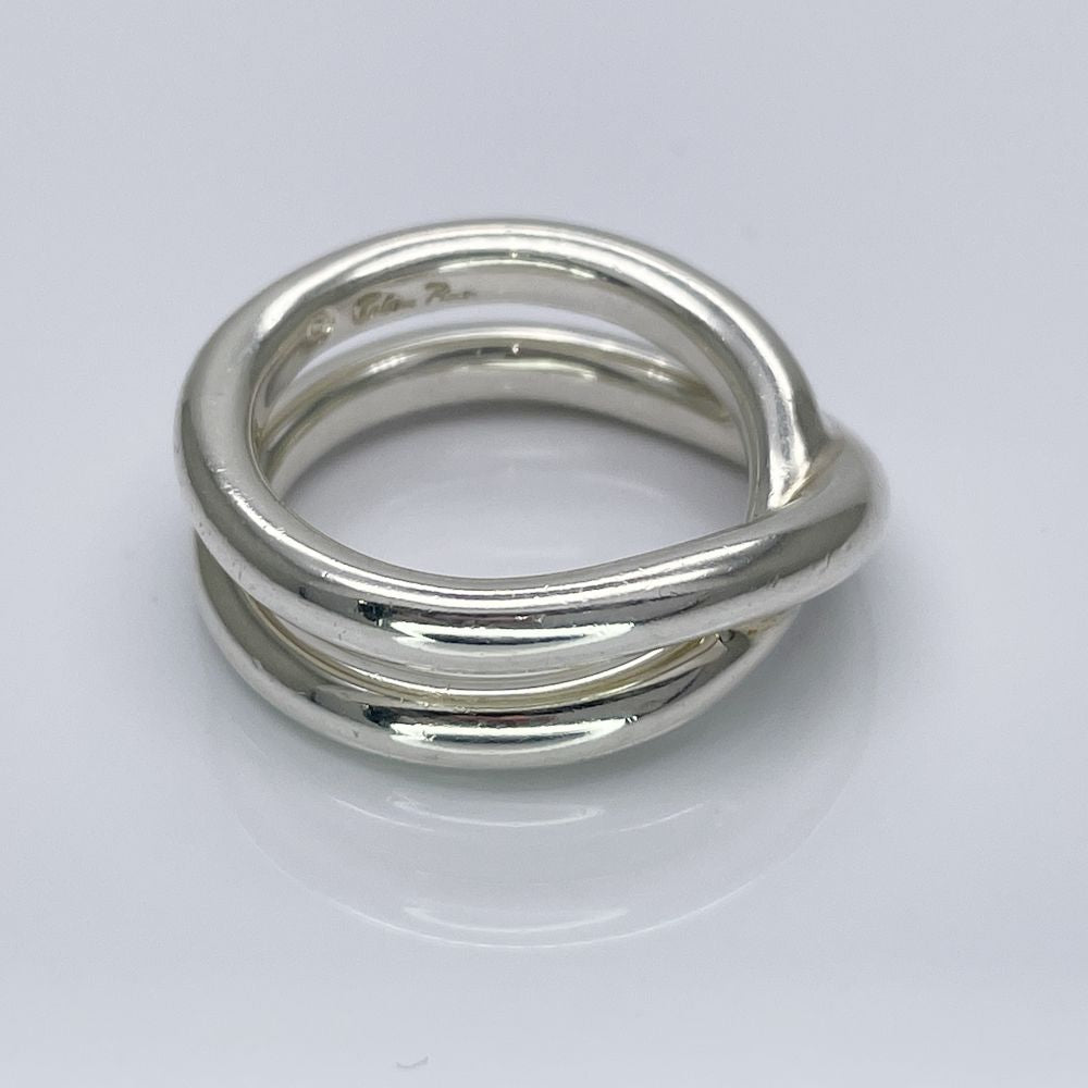 TIFFANY&amp;Co. [Rare] Paloma Picasso Cross No. 11.5 Ring Silver 925 Women's [Used B] 20240227