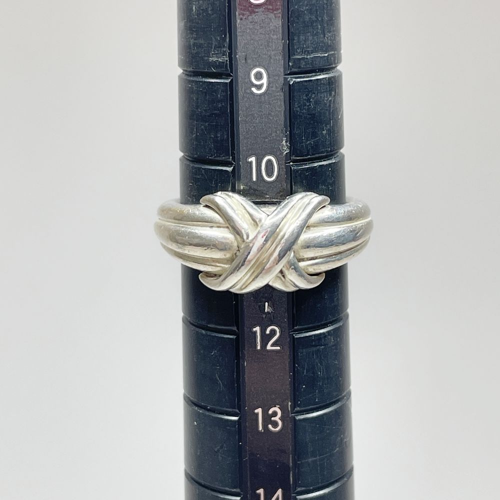 TIFFANY&amp;Co. Signature Cross No. 11 Ring Silver 925 Women's [Used B] 20240312