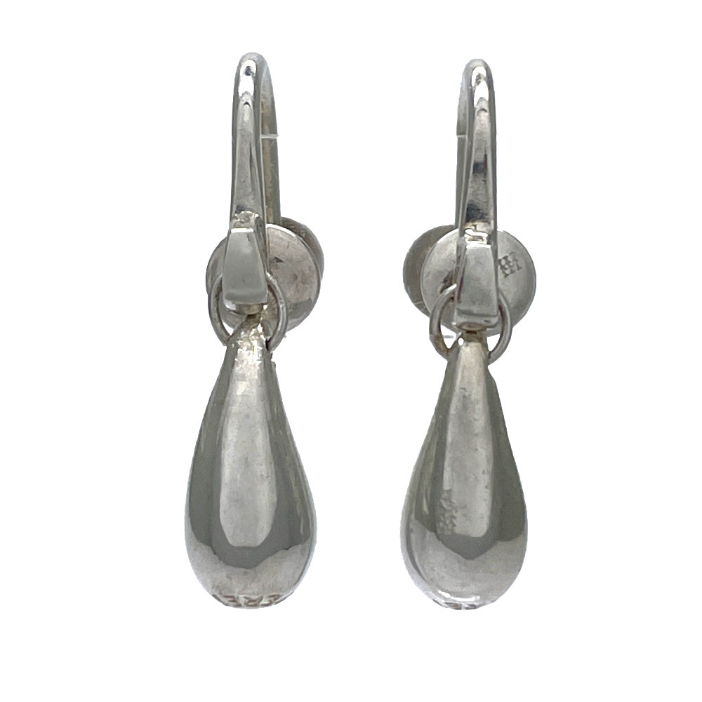 TIFFANY&amp;Co. Elsa Peretti Teardrop Vintage Earrings Silver 925 Women's [Used B] 20240220