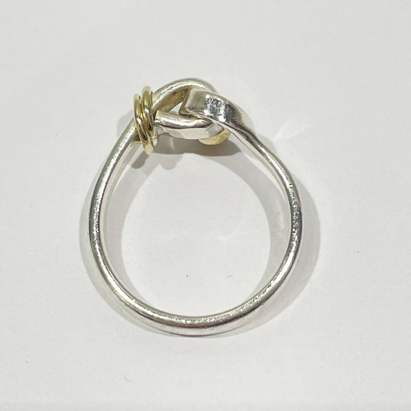 TIFFANY&amp;Co. Hook &amp; Eye No. 6 Ring Silver 925/K18 Yellow Gold Women's [Used B] 20231121