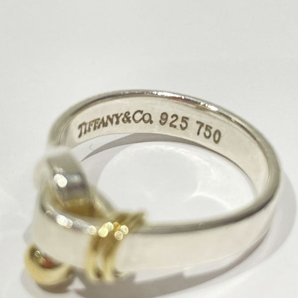 TIFFANY&amp;Co. Hook &amp; Eye No. 6 Ring Silver 925/K18 Yellow Gold Women's [Used B] 20231121