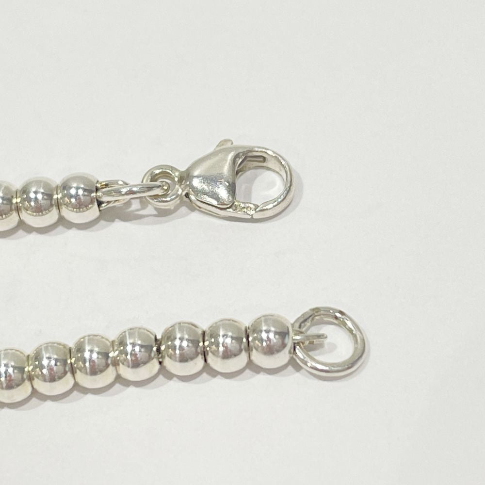 TIFFANY&amp;Co. Return Toe Tiffany Heart Tag Beads Ball Chain Bracelet Silver 925 Women's [Used AB] 20240206