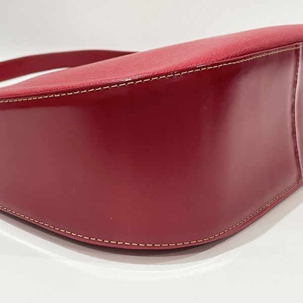 BURBERRY Logo Plate Internal Check Shoulder Bag One Shoulder Vintage Shoulder Bag Leather Women's [Used B] 20240121