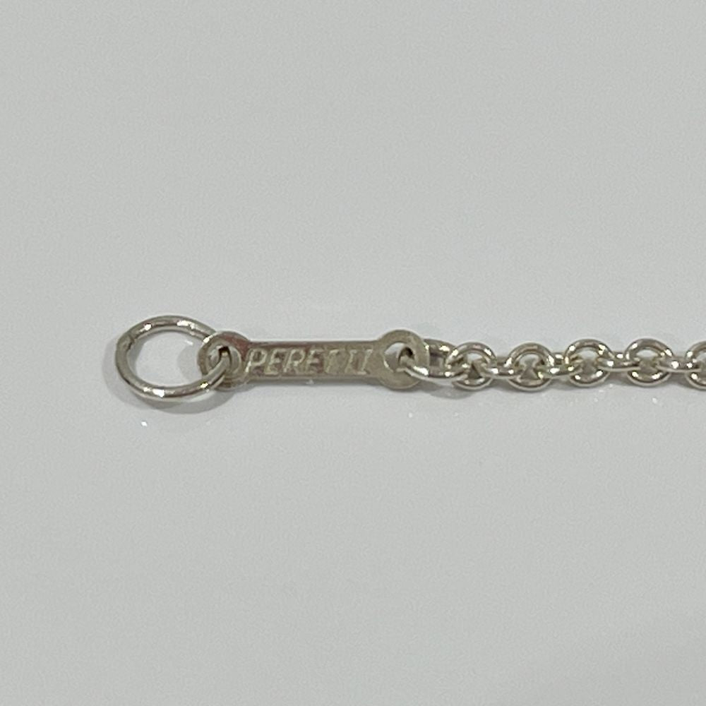 TIFFANY&amp;Co. Elsa Peretti Triple Teardrop Necklace Silver 925 Women's [Used AB] 20240209