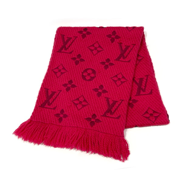 [Special price limited until March 17th] LOUIS VUITTON Escharp Logomania Fringe 413287 Scarf Wool/Silk Women's [Used B] 20231217