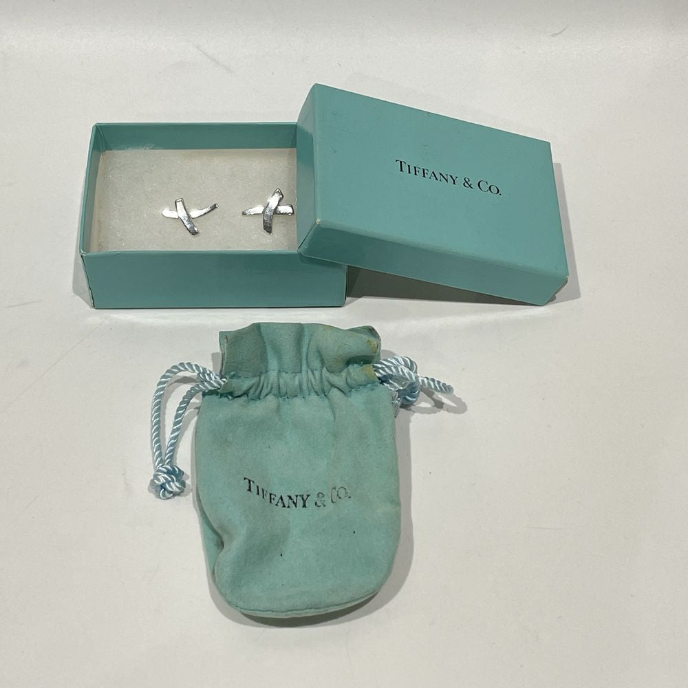 TIFFANY&amp;Co. Paloma Picasso Kiss Earrings Silver 925 Women's [Used AB] 20231219