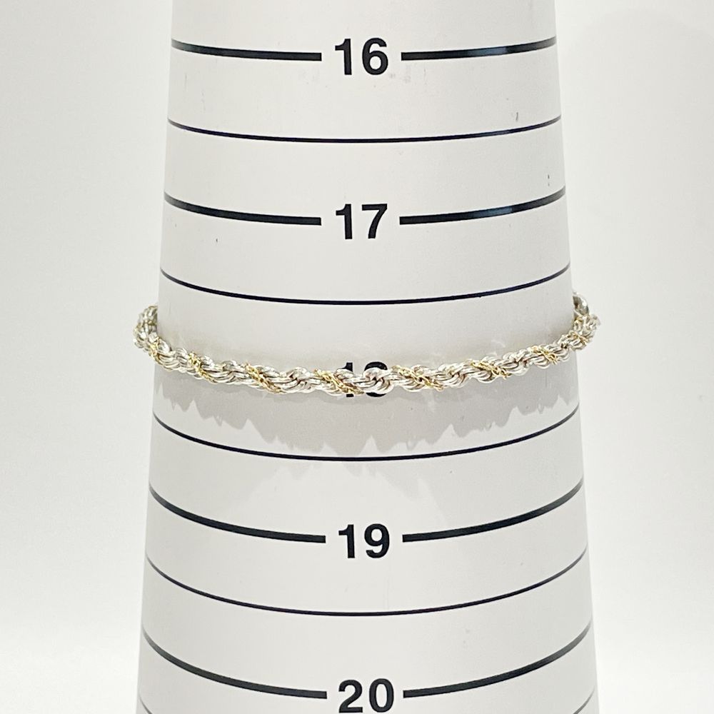 TIFFANY&amp;Co. Twist screw combination bracelet 925 silver/K18 yellow gold ladies [Used B] 20240116