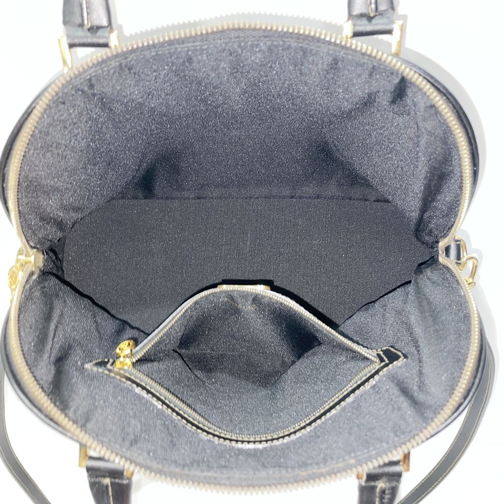 FENDI Pecan FF Logo Stripe 2WAY Vintage Handbag PVC/Leather Women's [Used B] 20240128