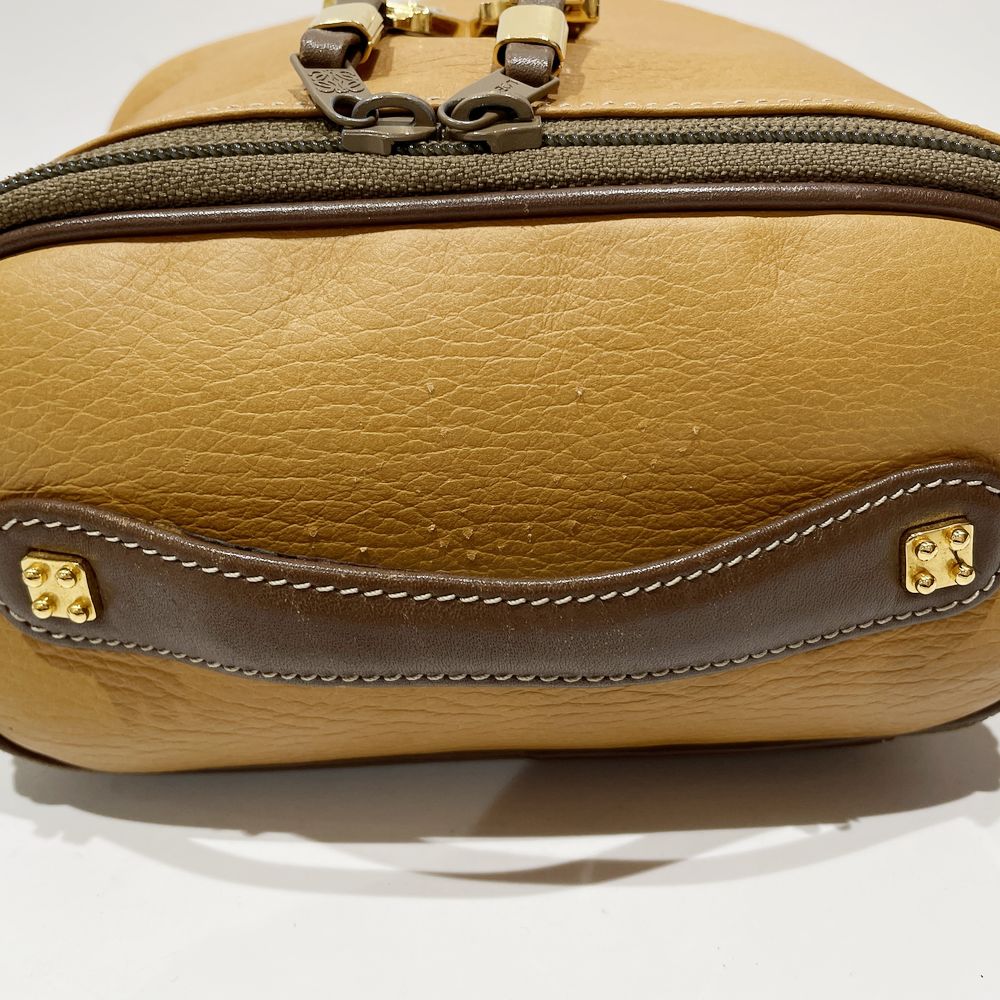 LOEWE Anagram Vanity 2WAY Vintage Mini Handbag Leather Women's [Used B] 20240128