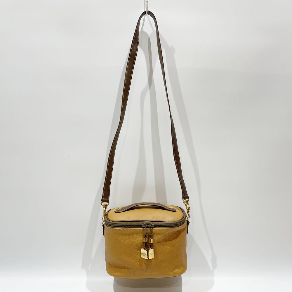 LOEWE Anagram Vanity 2WAY Vintage Mini Handbag Leather Women's [Used B] 20240128