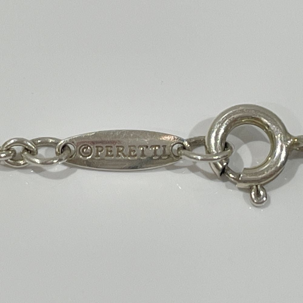 TIFFANY&amp;Co. Elsa Peretti Open Heart Bracelet Silver 925 Women's [Used AB] 20240301