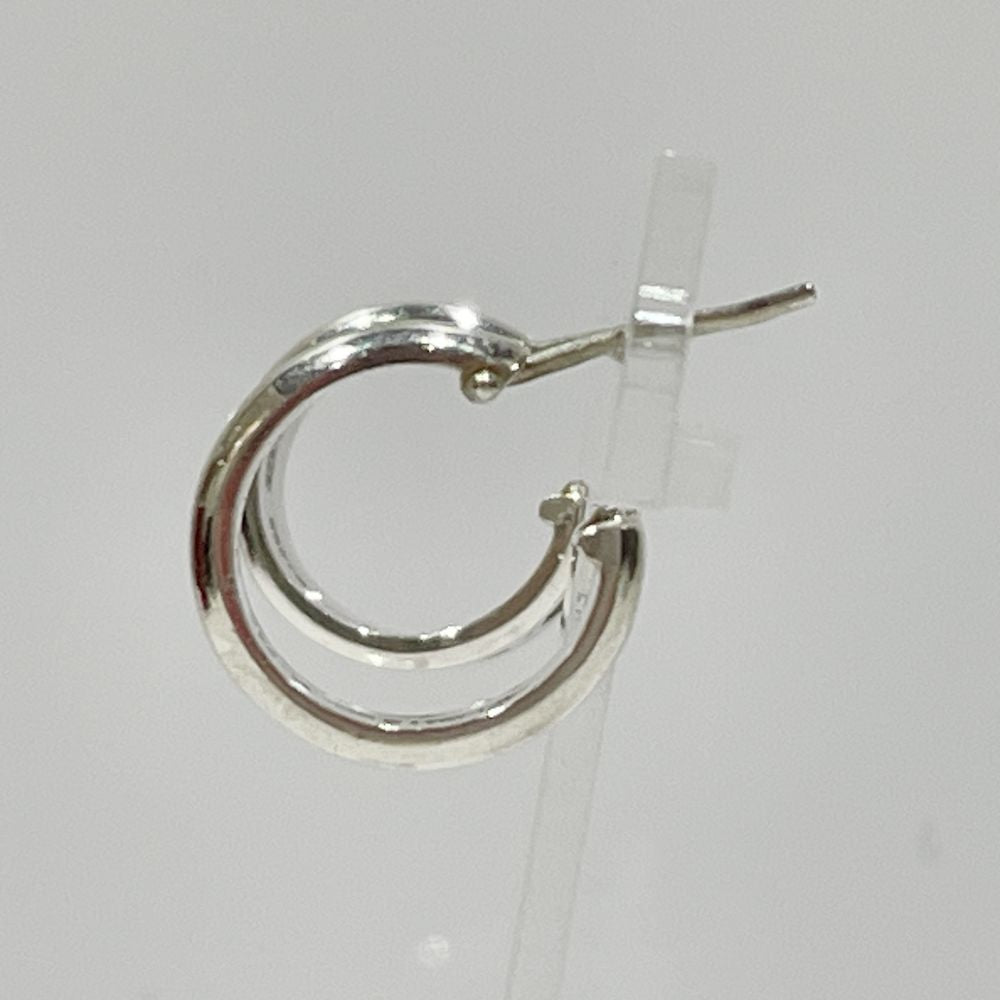 TIFFANY&amp;Co. Atlas Hoop Earrings Silver 925 Women's [Used B] 20240220