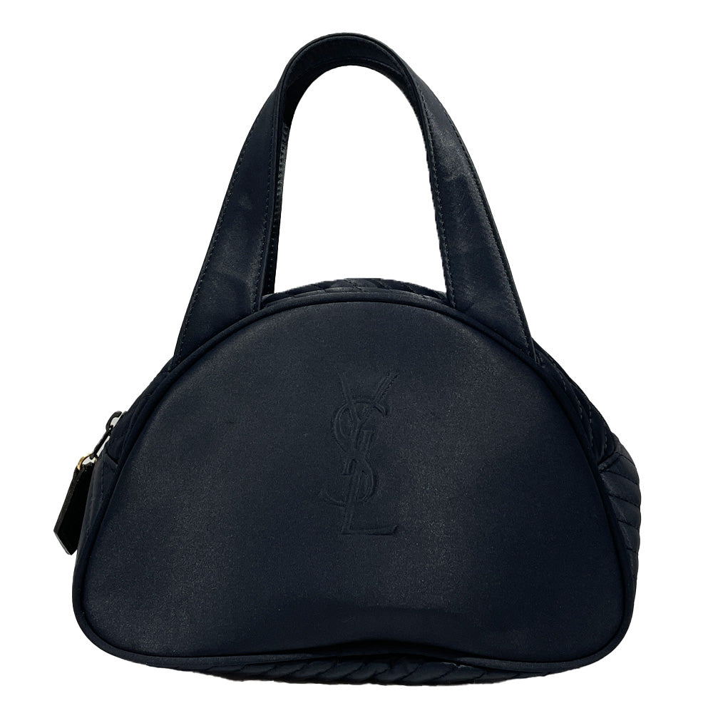 YVES SAINT LAURENT YSL Logo Cassandra Quilted Mini Vintage Handbag Nylon Ladies [Used AB] 20231111
