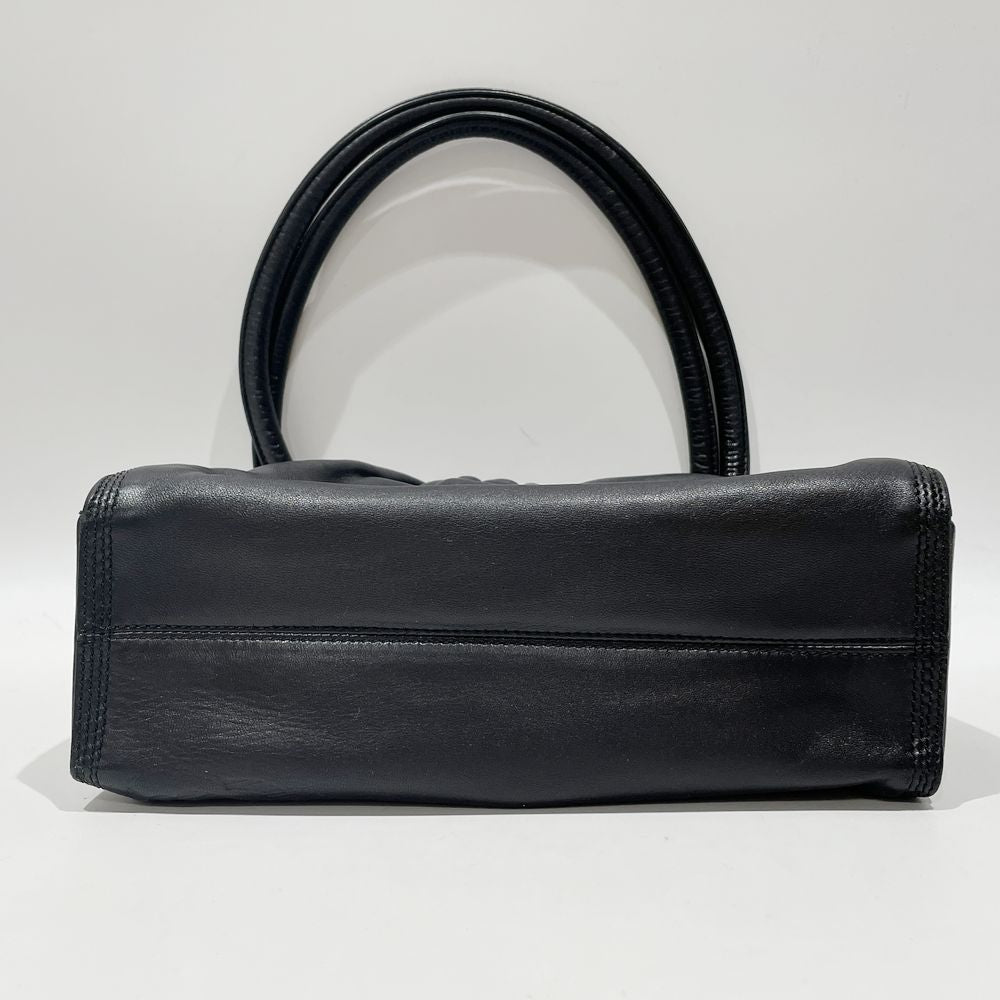 LOEWE Anagram Nappa Gathered Vintage Shoulder Bag Leather Women's [Used AB] 20240128