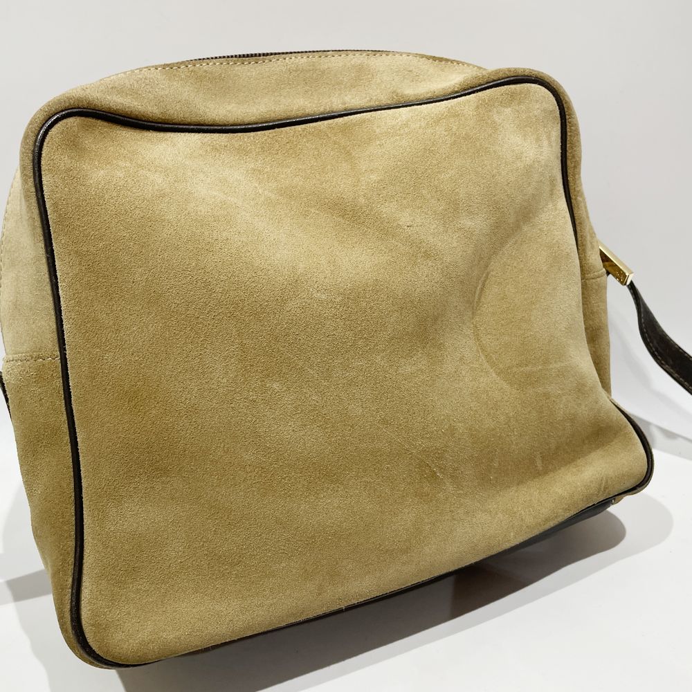LOEWE Anagram Vintage Crossbody Shoulder Bag Suede/Leather Women's [Used B] 20240128