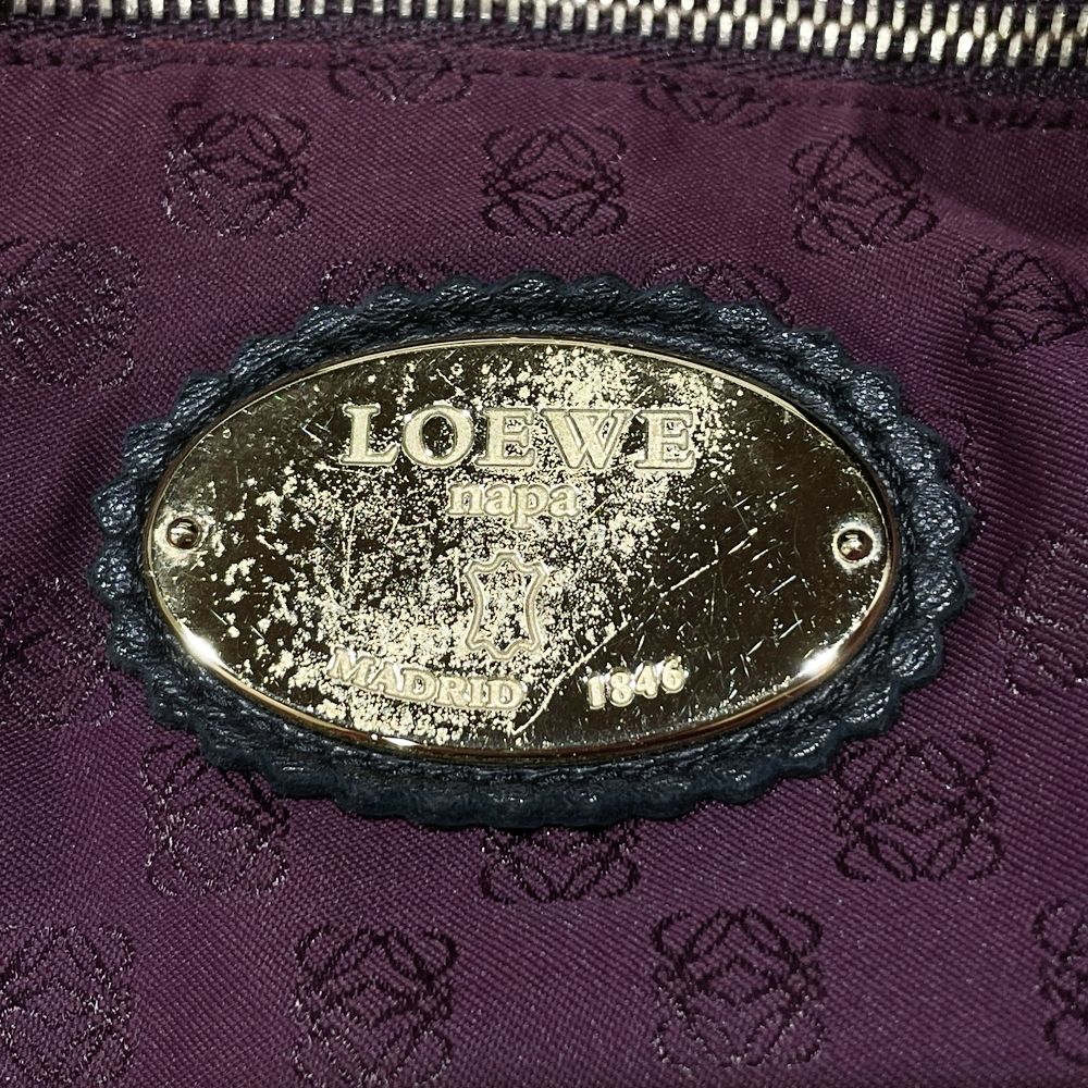 LOEWE Nappa Aire Anagram Charm Handbag Leather Women's [Used AB] 20240128