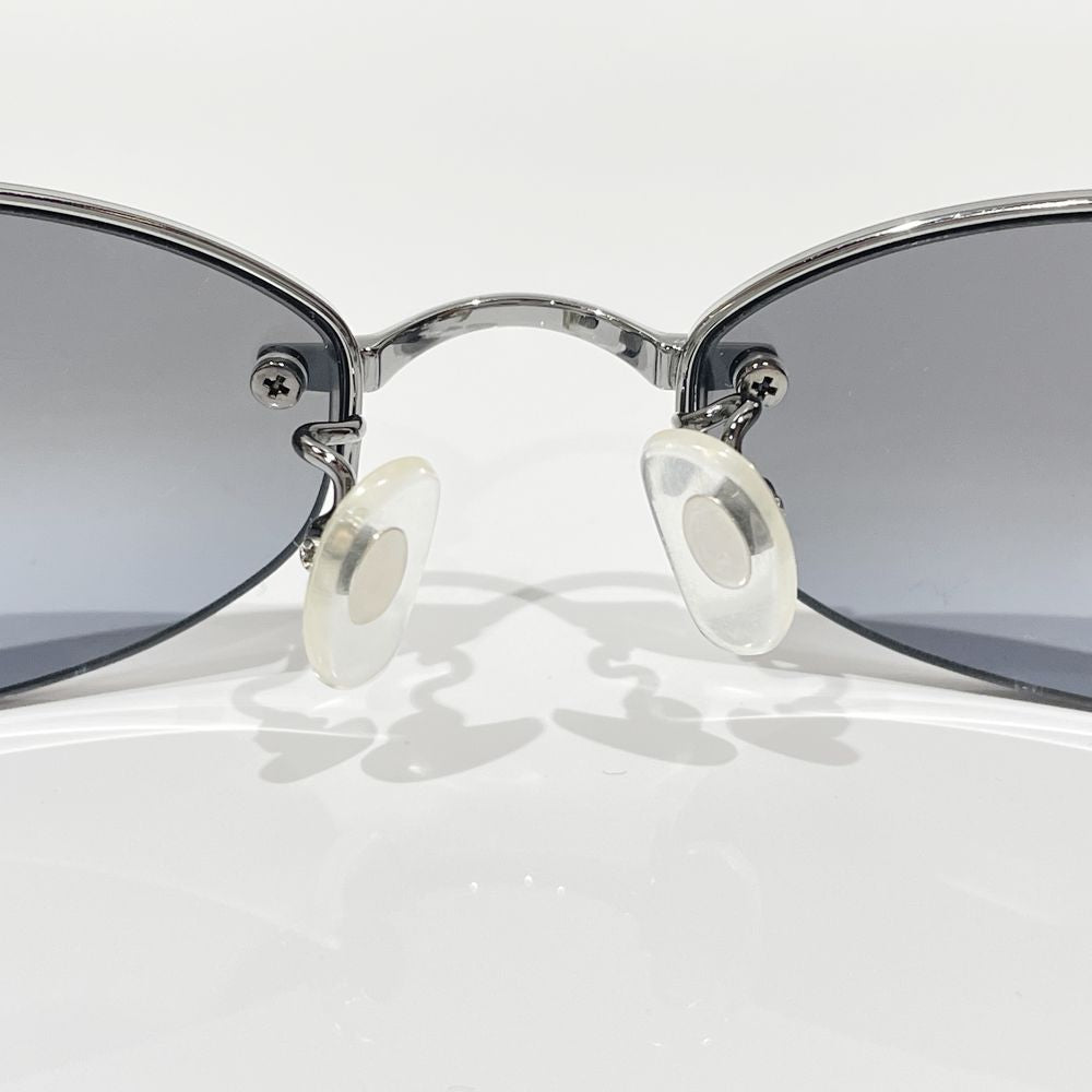 Ray-Ban(レイバン) RB3227 54□19 135 ハーフリム ミラーレンズ オーバル サングラス アセテート/メタル ユニセックス【中古B】