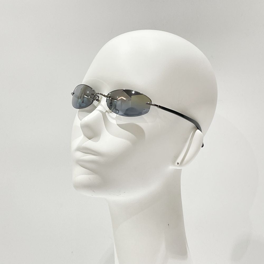 Ray-Ban(レイバン) RB3227 54□19 135 ハーフリム ミラーレンズ オーバル サングラス アセテート/メタル ユニセックス【中古B】