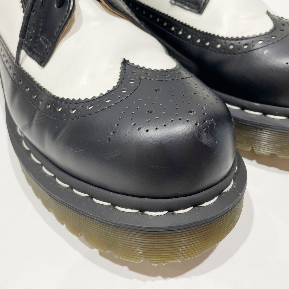 Dr.Martens Wingtip 5 Hole Bicolor Monotone UK8 (approx. 26.5cm) Loafers Leather/Rubber Unisex [Used B] 20240215