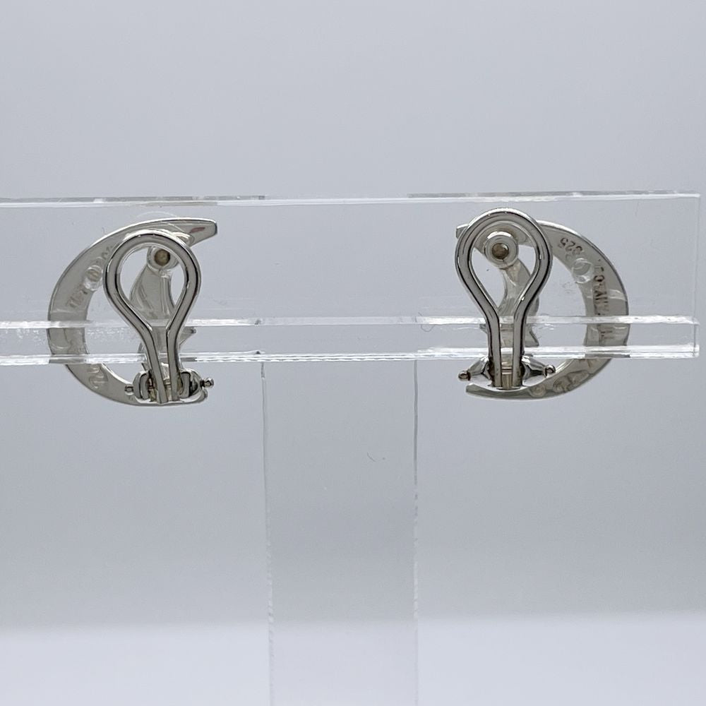TIFFANY&amp;Co. Paloma Picasso Crescent Moon Crescent Earrings Silver 925 Women's [Used AB] 20240312