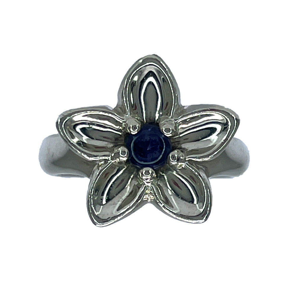 TIFFANY&amp;Co. Flower Iolite Size 9.5 Ring Silver 925 Women's [Used AB] 20240119