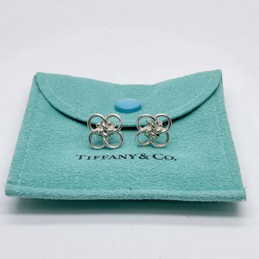 TIFFANY&amp;Co. Earrings Silver 925 Women's [Used B] 20240220