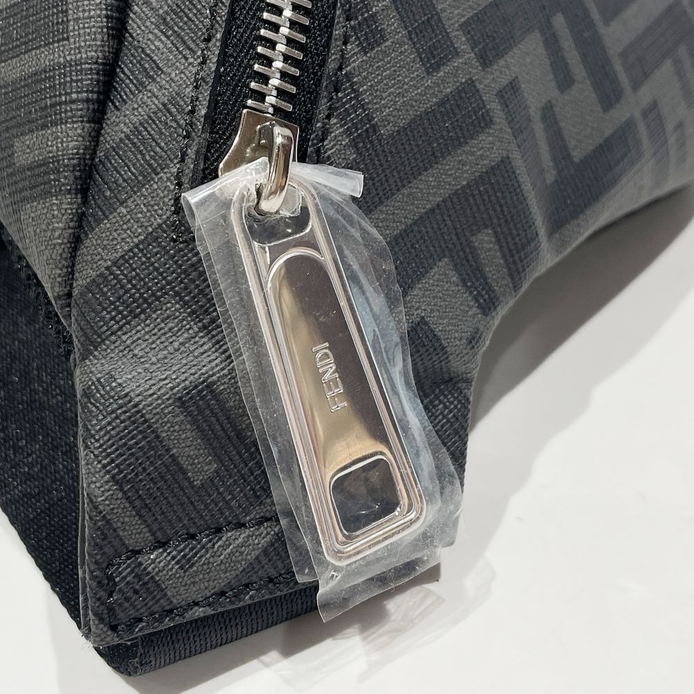FENDI Zucca Belt Bag Crossbody 7VA434 Body Bag PVC Men's [Used A] 20240203