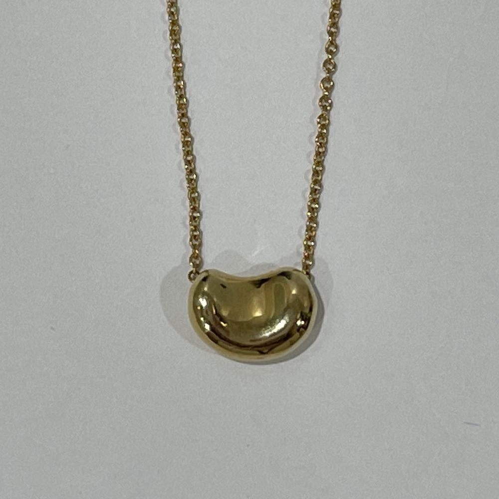 TIFFANY&amp;Co. Elsa Peretti Beans Necklace K18 Yellow Gold Women's [Used] 20240202