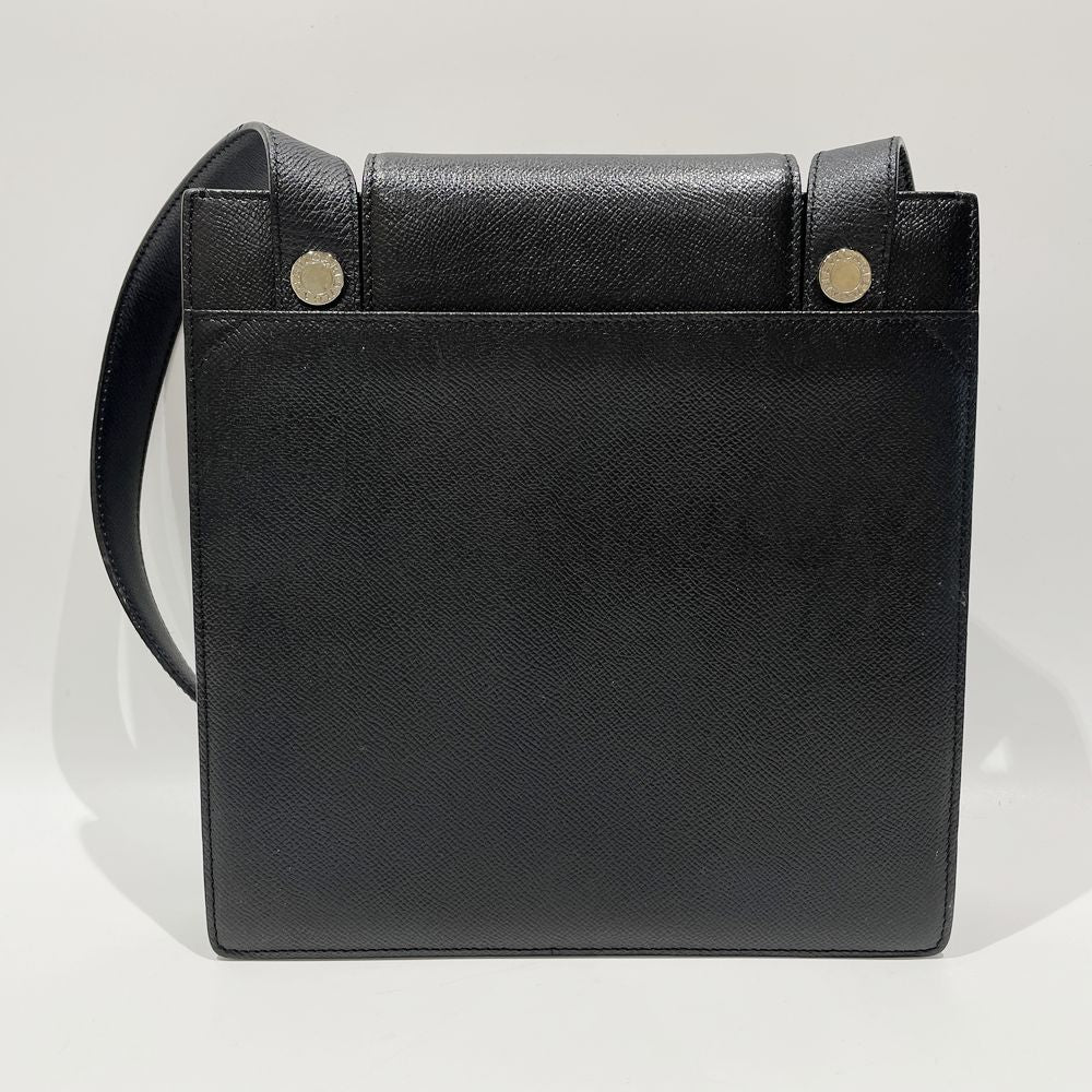BVLGARI Bvlgari Turnlock Square Shoulder Bag Leather Women's [Used AB] 20240203
