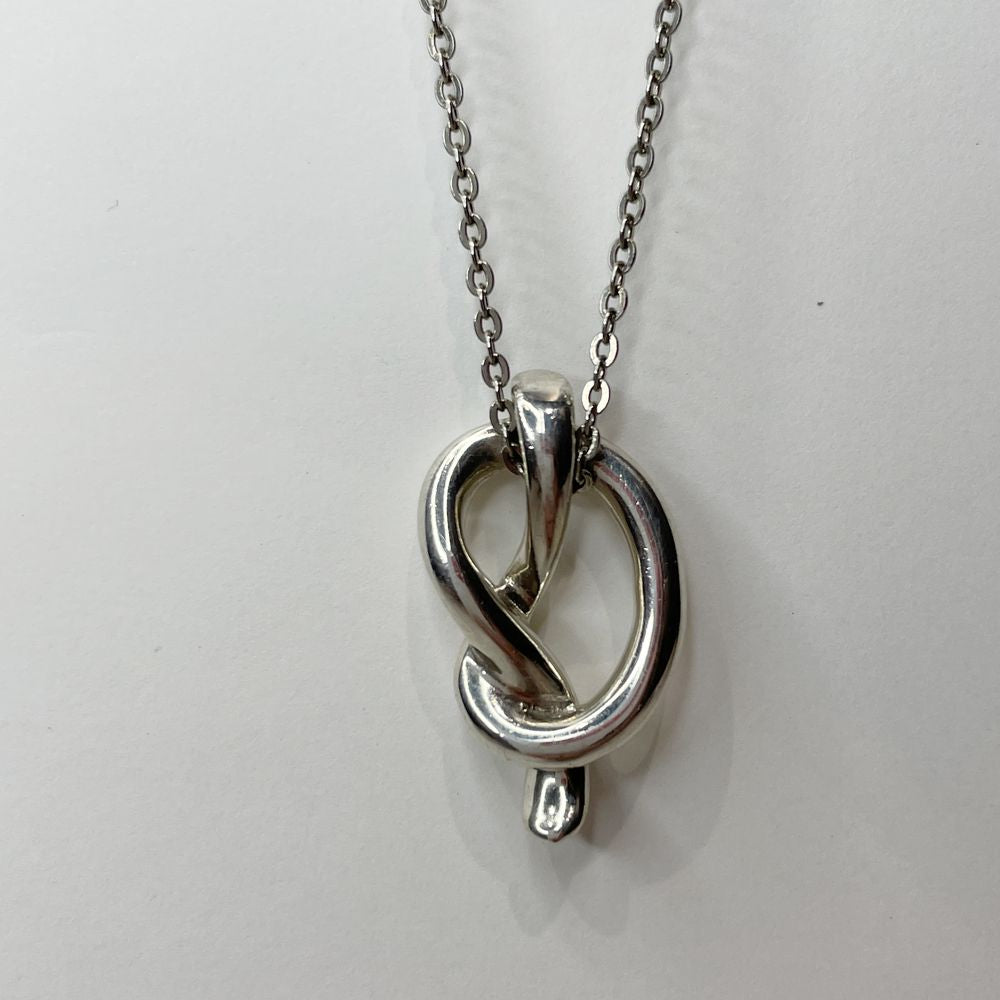 TIFFANY&amp;Co. Love &amp; Knot *Chain External Necklace Silver 925 Women's [Used AB] 20240214