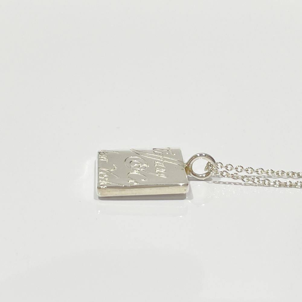 TIFFANY&amp;Co. Notes Square Necklace Silver 925 Women's [Used B] 20231104
