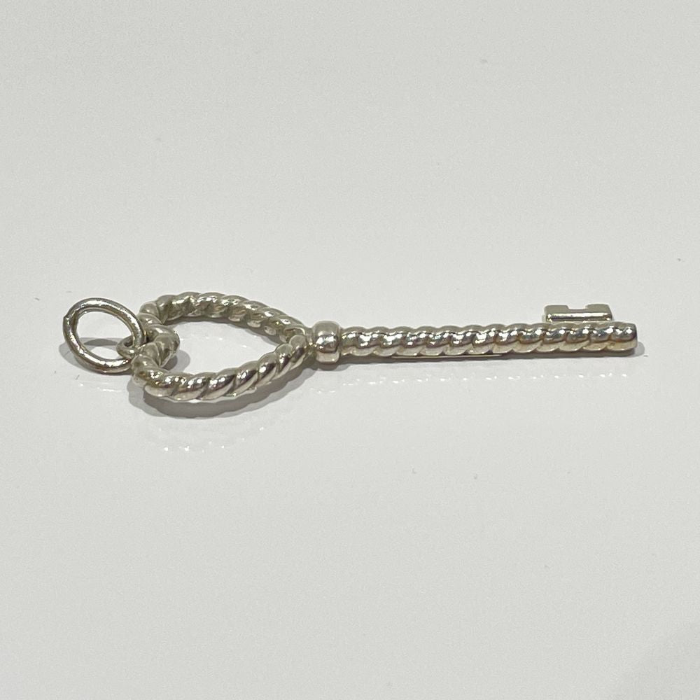 TIFFANY&amp;Co. Twisted Heart Key Pendant Top Silver 925 Women's [Used B] 20240312