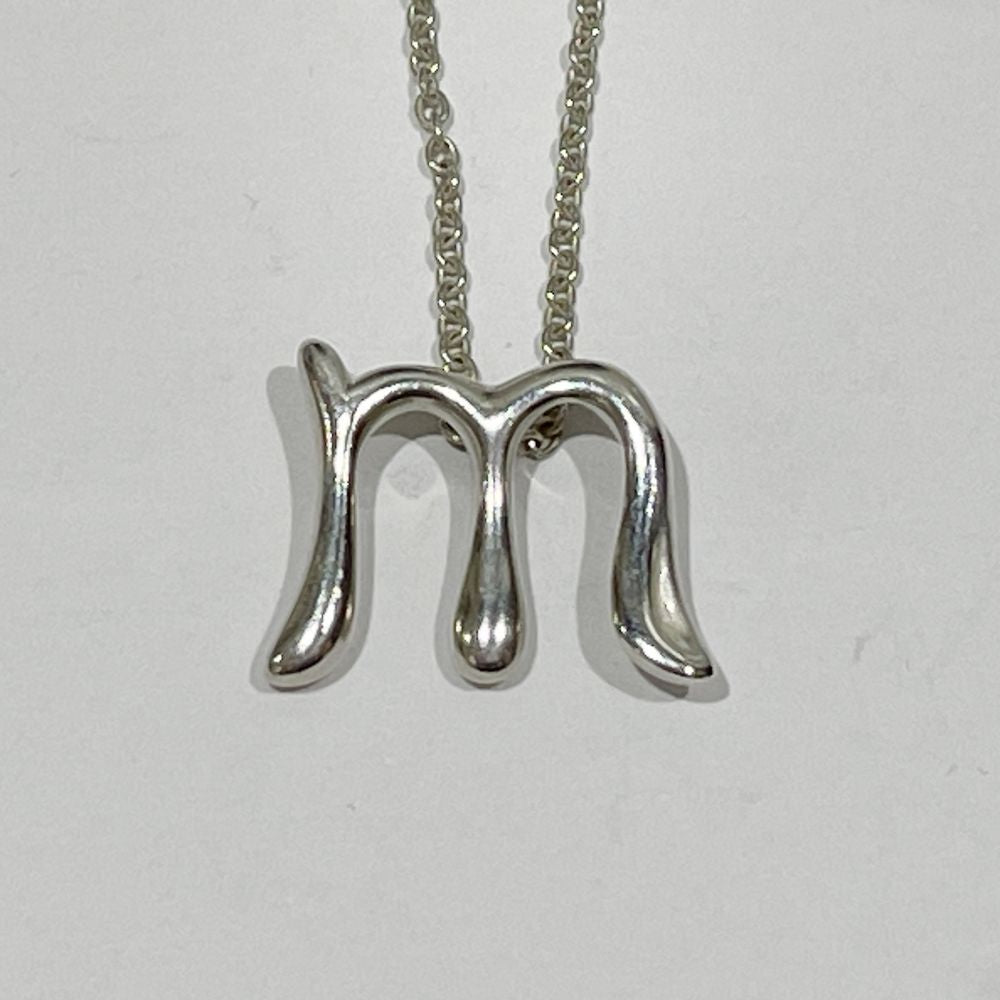 TIFFANY&amp;Co. Elsa Peretti Letter M Initial Necklace Women's [Used AB] 20240207