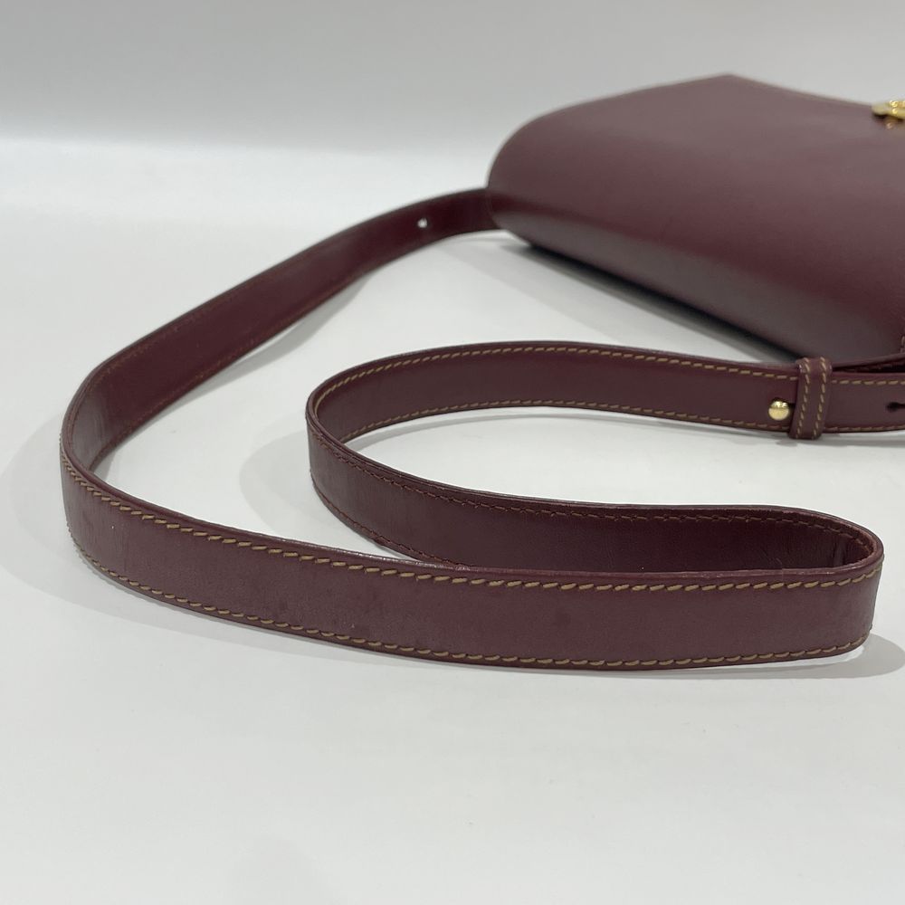 CARTIER Mastline Crossbody Shoulder Bag Leather Women's [Used AB] 20240211