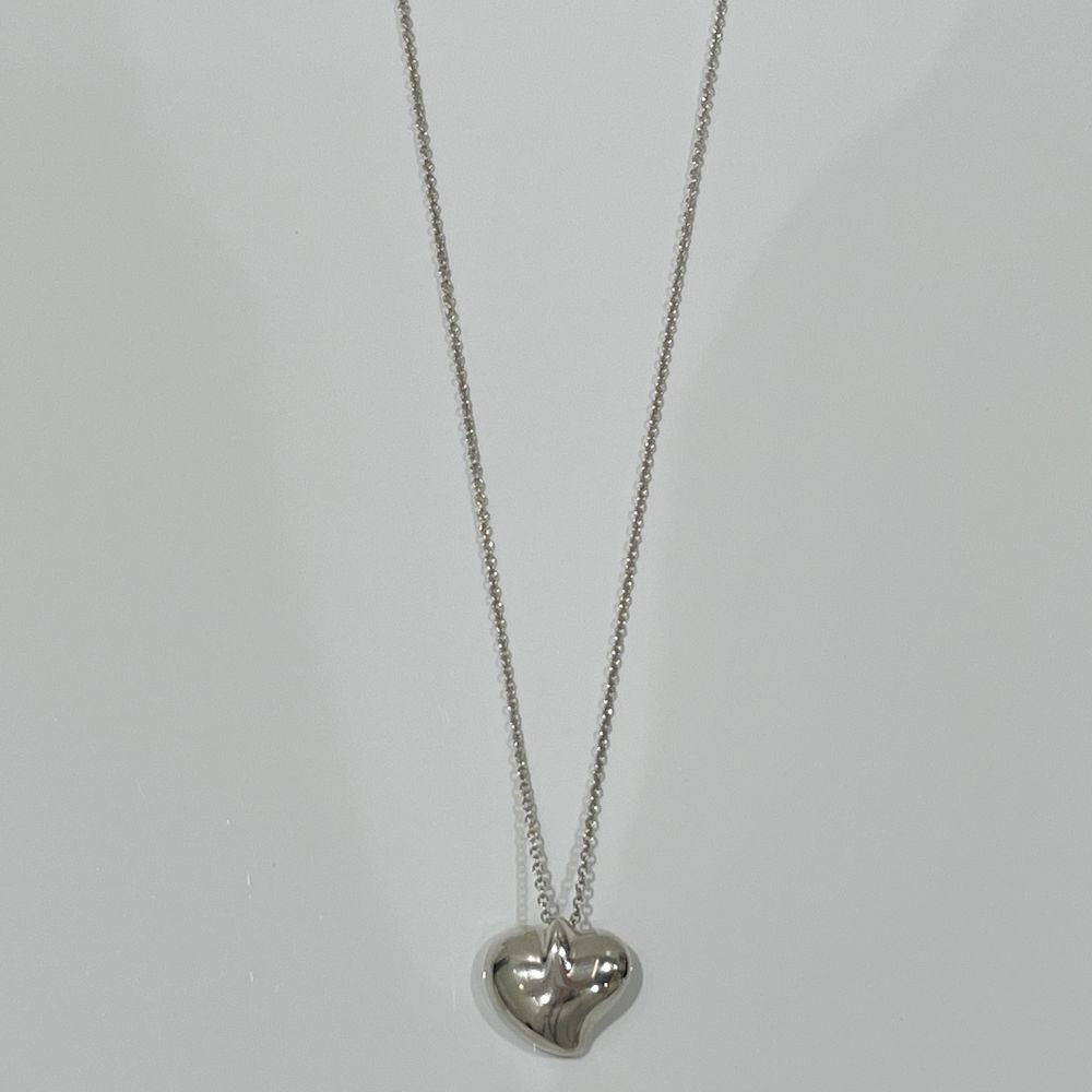 TIFFANY&amp;Co. Elsa Peretti Full Heart Necklace Silver 925 Women's [Used AB] 20240213