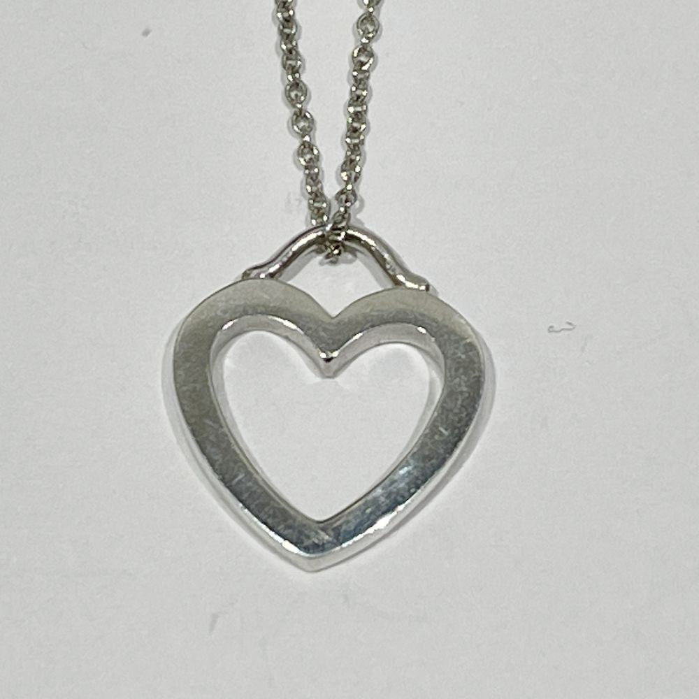 TIFFANY&amp;Co. Sentimental Heart Necklace Silver 925 Women's [Used B] 20240207