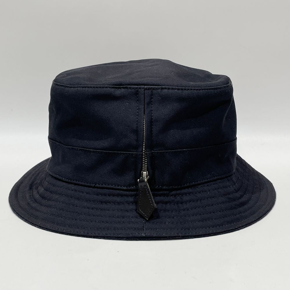 HERMES Bucket Side Zip 57 Hat Polyester/Cotton/Wool Women's [Used B] 20240214