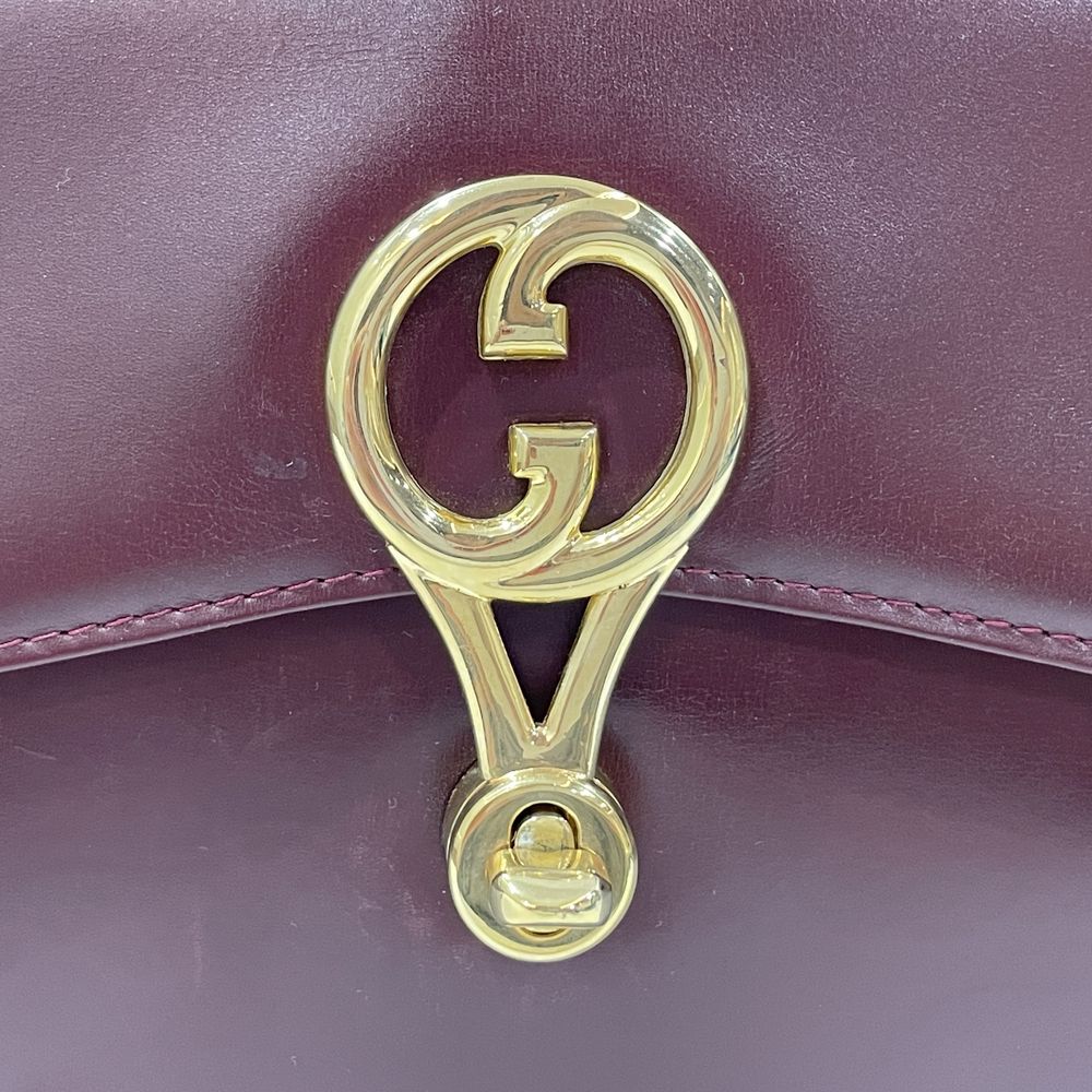 中古B/標準】GUCCI グッチ GG金具 ターンロック ヴィンテージ 肩掛け レディース ショルダーバッグ20453524