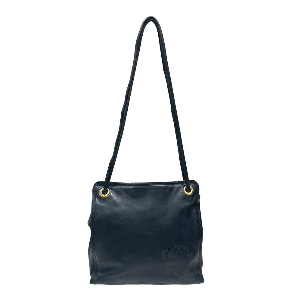 LOEWE Anagram Vintage Shoulder Bag Leather Women's [Used B] 20240211